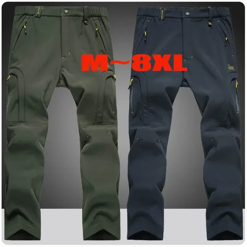 Ski Pants Waterproof - حجم كبير 6XL 7XL 8XL رجل