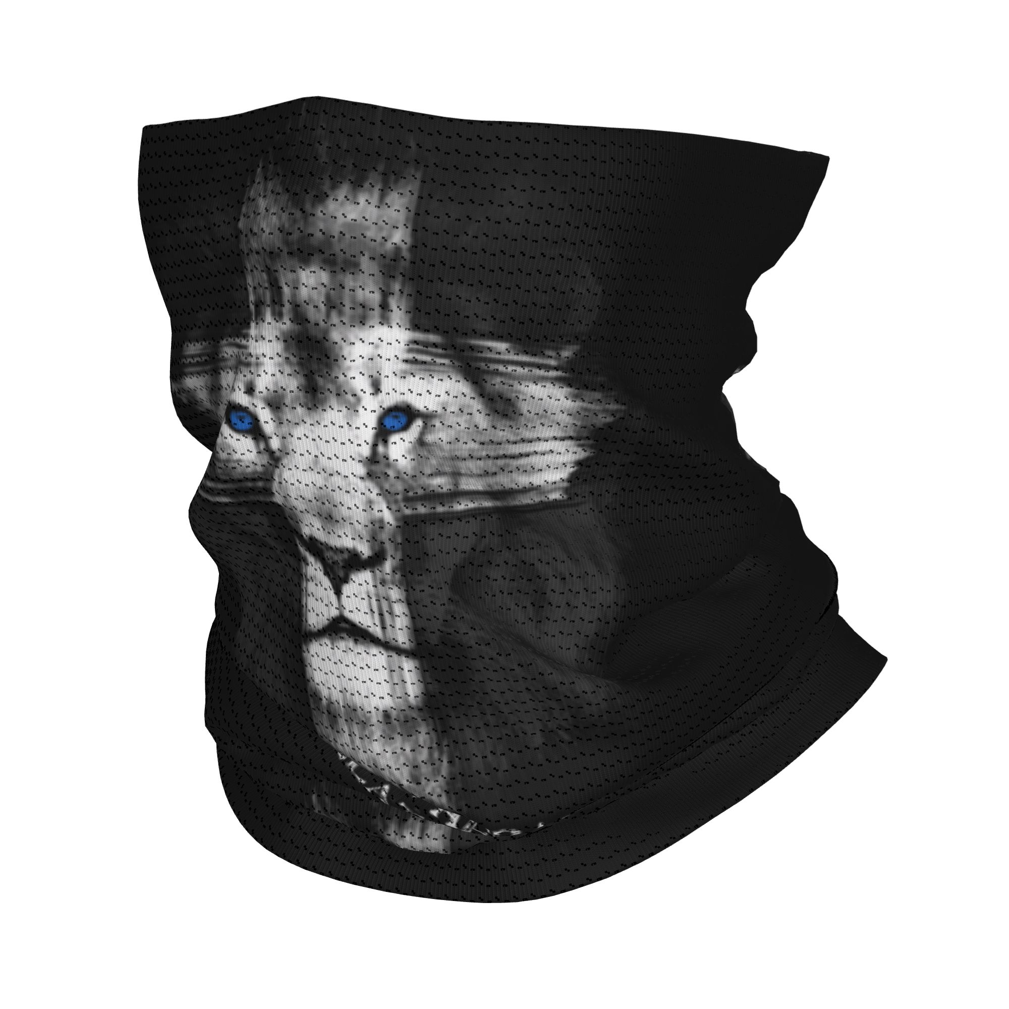 Neck Gaiter Fleece - ربطة رأس شتوية مخصصة بتصميم أسد