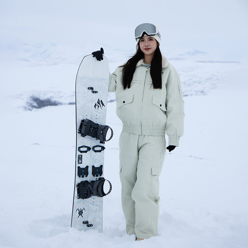 Ski Pants Waterproof - طقم جاكيت وبنطلون تزلج نسائي جديد