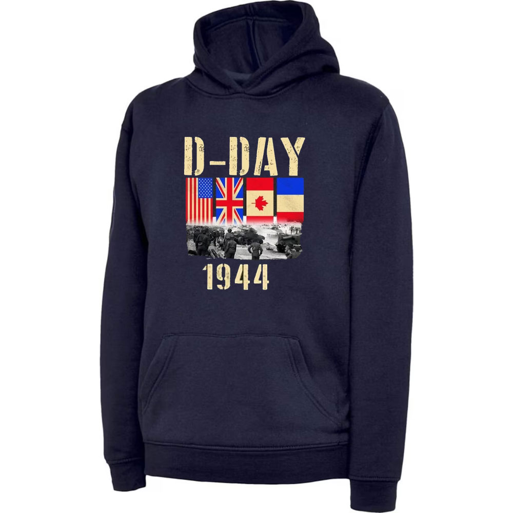 Winter Clothing Uk - D-Day هوديي نورماندي الهبوط 81th-82th الذكرى