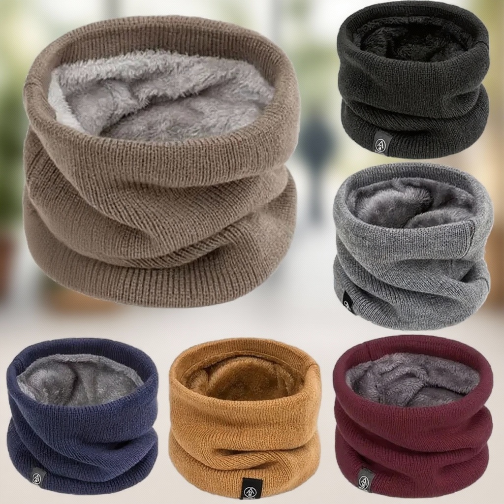 Neck Gaiter Fleece - وشاح محبوك دافئ سميكة أفخم يندبروف