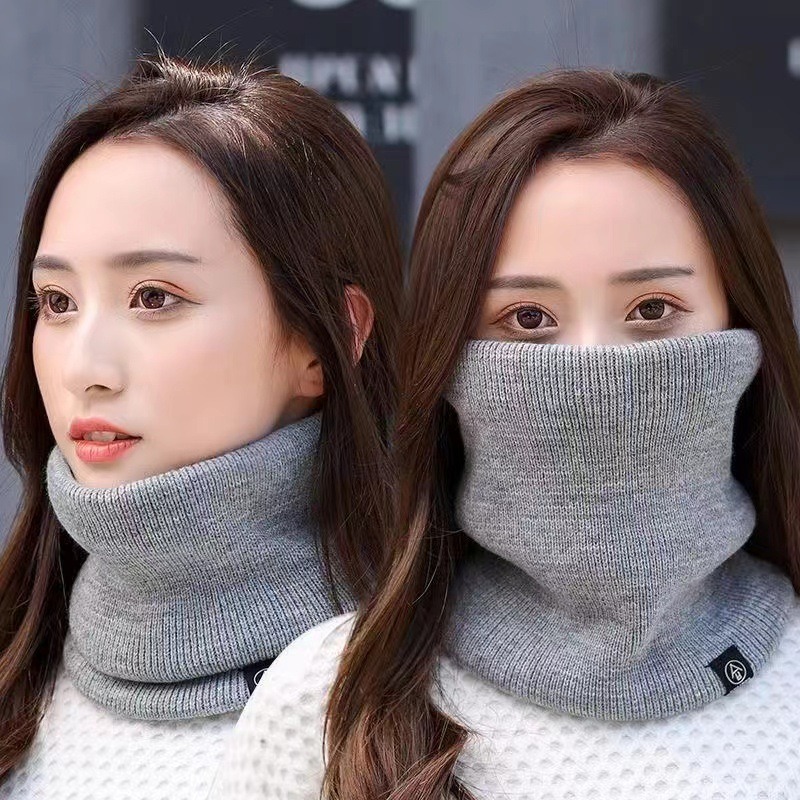 Neck Gaiter Fleece - للجنسين صوف مبطن سميكة الرقبة الجراب