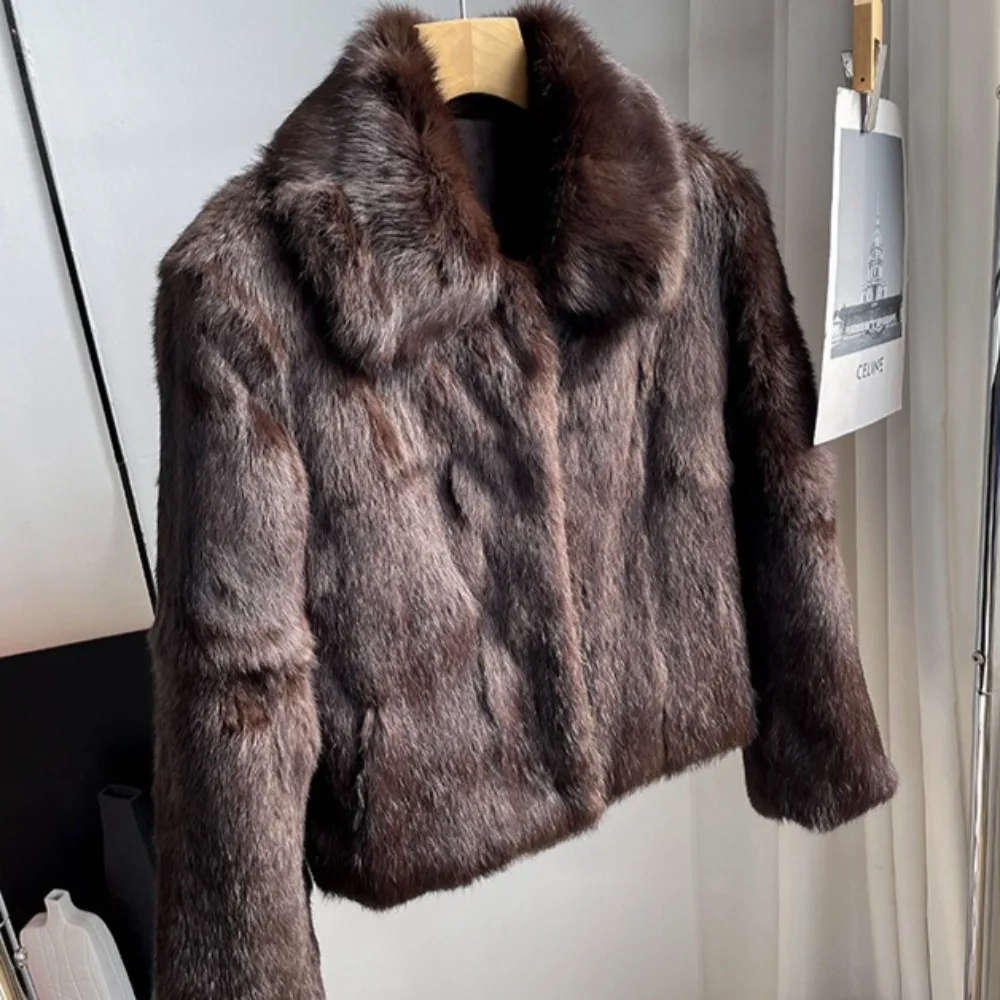 معطف فرو الأرنب الطبيعي المرأة - مراجعة Winter Clothing Wholesale وسعره
