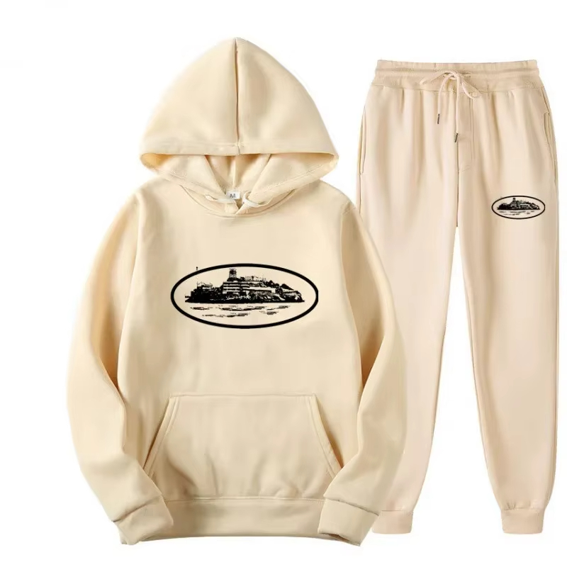طقم هودي وسويت شيرت مطبوع بتصم - مراجعة Fleece Hoodie Lined وسعره