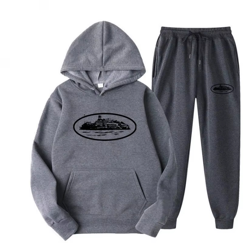 طقم هودي وسويت شيرت مطبوع بتصم - مراجعة Fleece Hoodie Lined وسعره