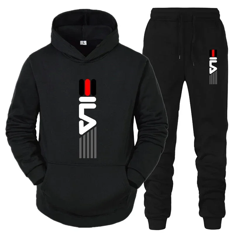 بدلة رياضية رجالية مكونة من قط - مراجعة Fleece Hoodie Lined وسعره