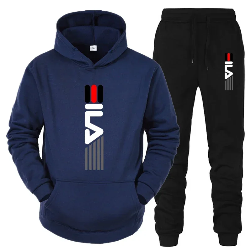بدلة رياضية رجالية مكونة من قط - مراجعة Fleece Hoodie Lined وسعره