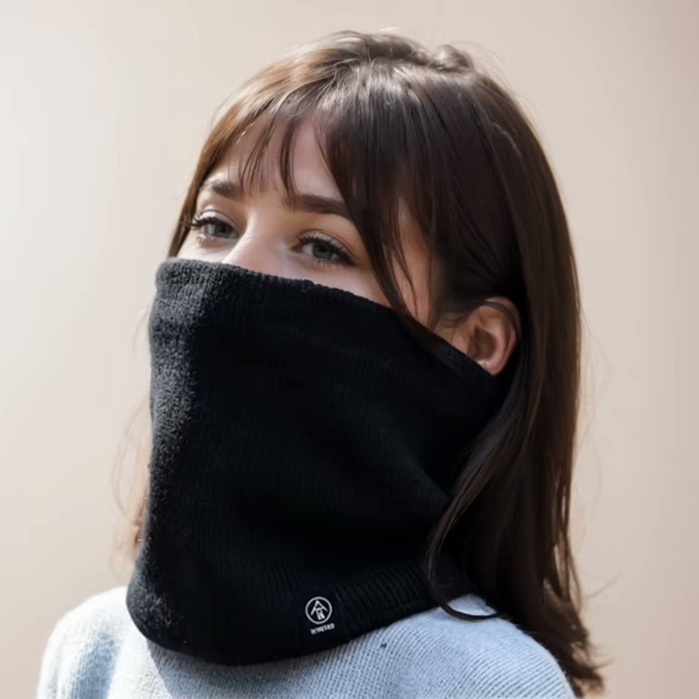 وشاح رقبة سميك محبوك مبطن بالف - مراجعة Neck Gaiter Fleece وسعره