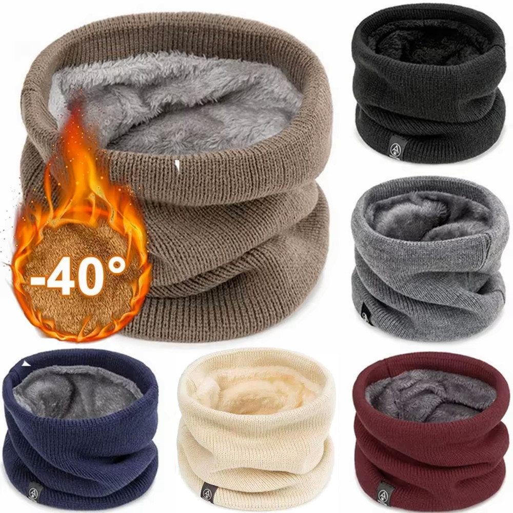 وشاح رقبة سميك محبوك مبطن بالف - مراجعة Neck Gaiter Fleece وسعره