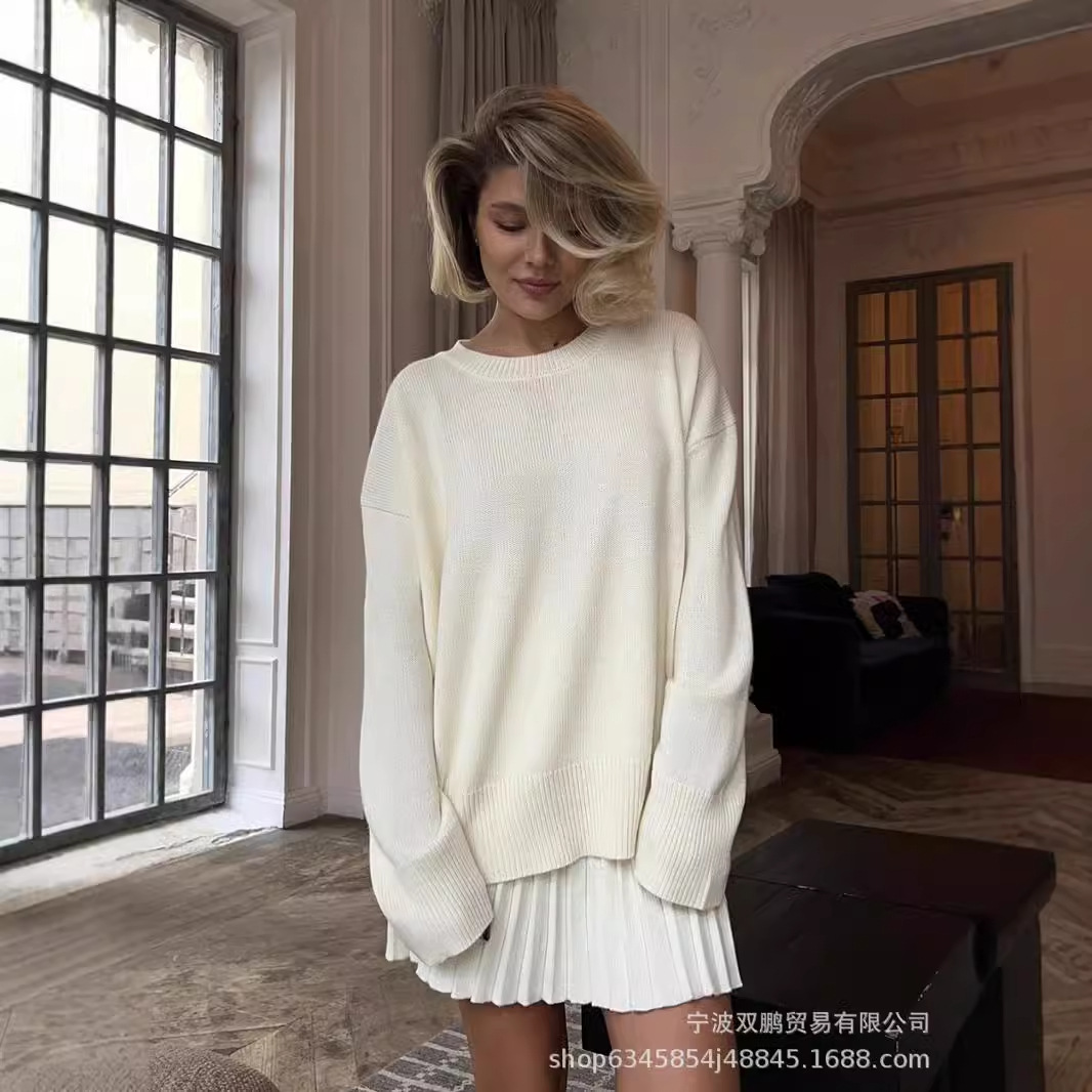 الخريف بلون سترة ذات عنق دائرى - مراجعة Winter Clothing Line وسعره