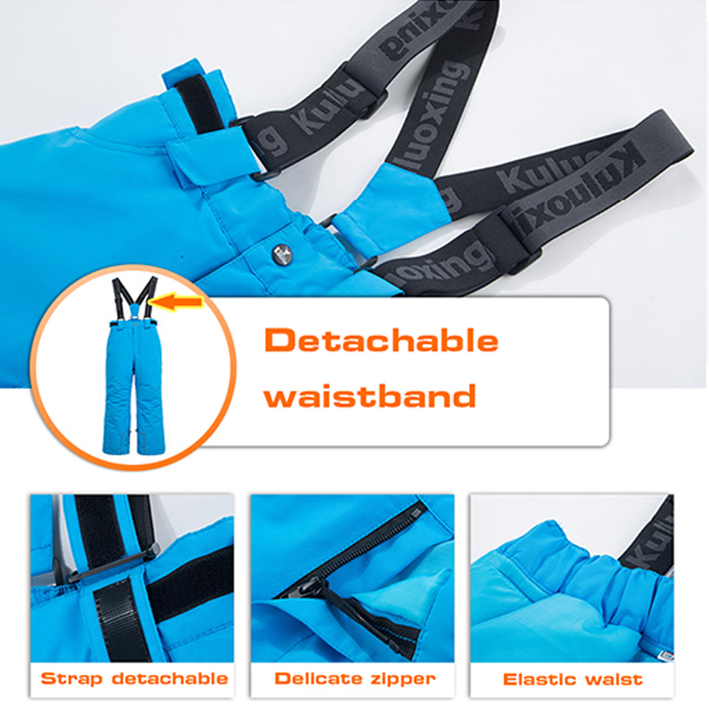 بدلة تزلج للأطفال التزلج على ا - مراجعة Ski Pants Waterproof وسعره