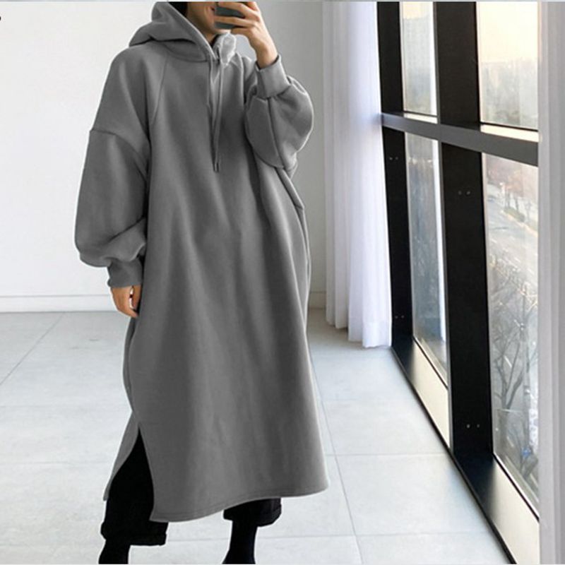 الخريف والشتاء 150 كجم السيدات - مراجعة Fleece Hoodie Lined وسعره