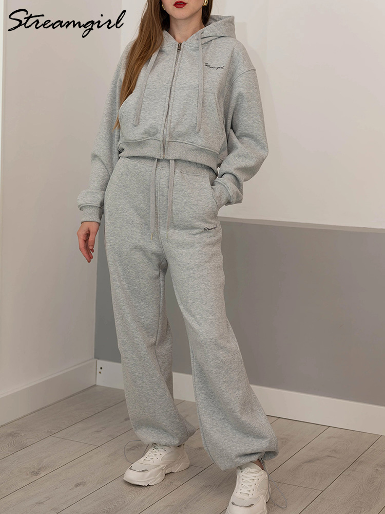 الشتاء الصوف السراويل مجموعة ا - مراجعة Fleece Hoodie Lined وسعره