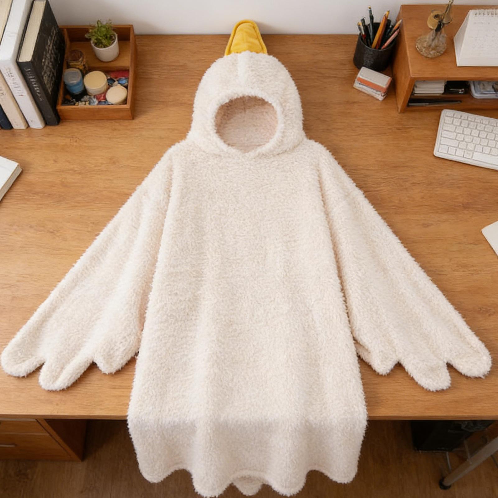 بطانية قابلة للارتداء على شكل  - مراجعة Fleece Hoodie Lined وسعره