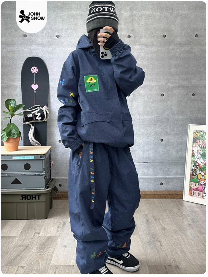 جون سنو 2025 جديد الشتاء الرجا - مراجعة Ski Pants Waterproof وسعره