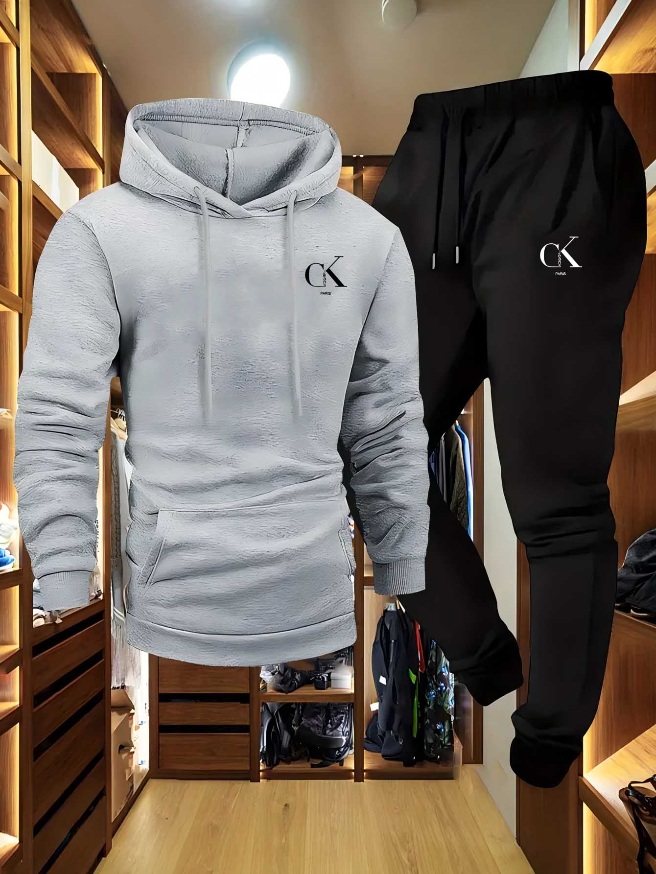 طقم هودي فاخر كبير الحجم للخري - مراجعة Fleece Hoodie Lined وسعره